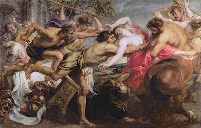 Lapithen und Kentauren von Peter Paul Rubens